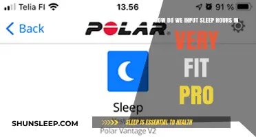 Tracking Your Z's: A Guide to Logging Sleep Hours in VeryFit Pro