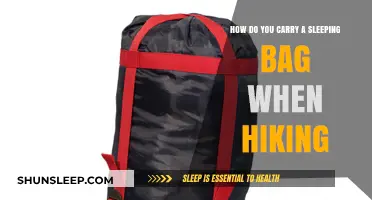 Strategies for Carrying a Sleeping Bag While Hiking