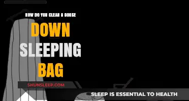 Goose Down Sleeping Bag: Cleaning and Care Guide