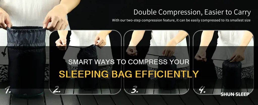 how do you compress a sleeping bag