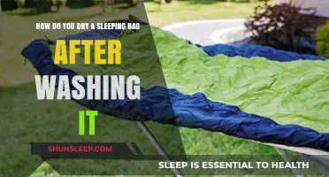 Drying Your Sleeping Bag: Post-Wash Care