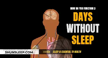 Surviving Sleepless Nights: 3-Day Functioning Without Sleep