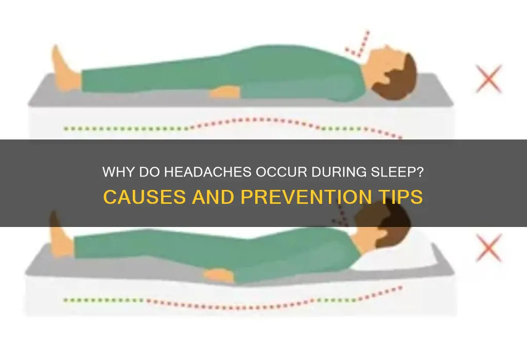 how do you get a headache while sleeping