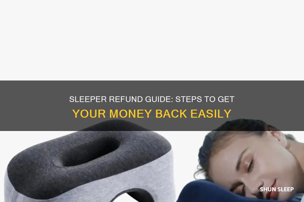 how do you get a refund for the sleeper