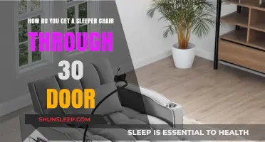 Sleeper Chair Dilemma: Navigating Tight Spaces Through 30-Inch Doors