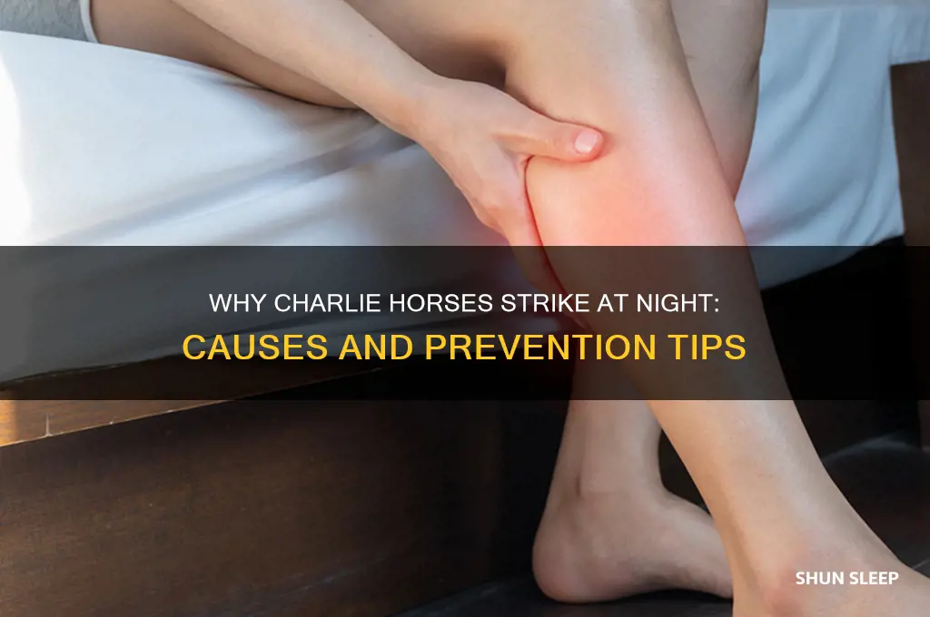 how do you get charlie horses in your sleep