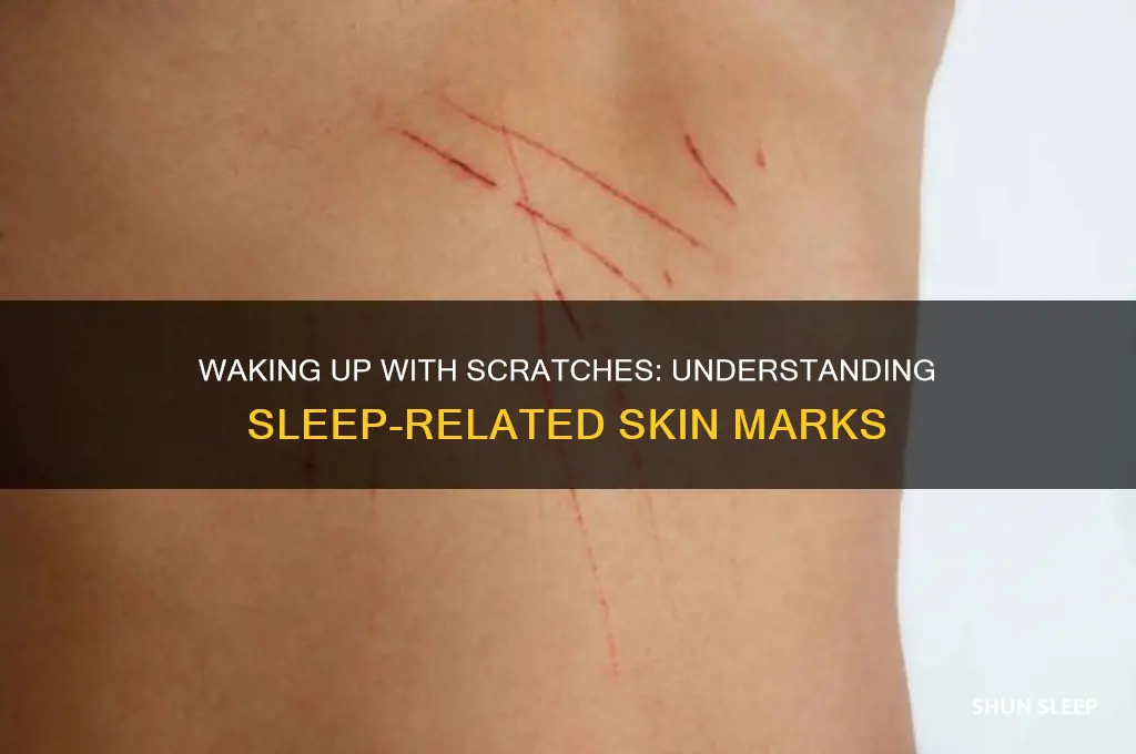 how do you get scratches in your sleep