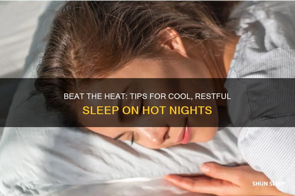 how do you get to sleep when it