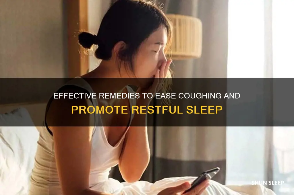 how do you get to sleep with a cough