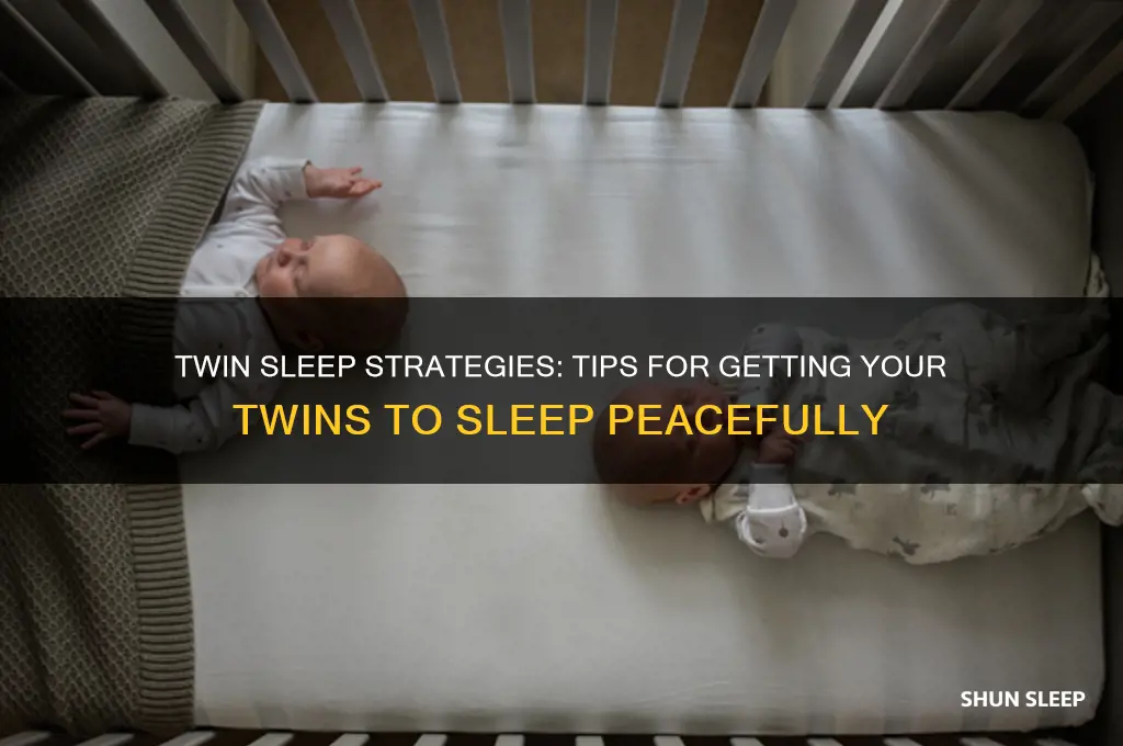 how do you get twins to sleep