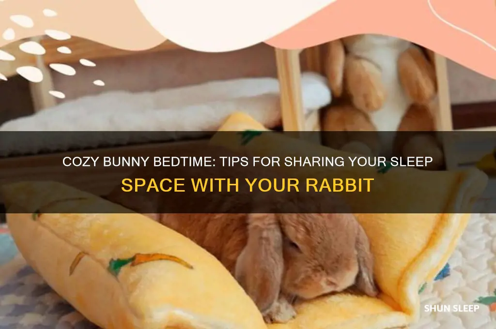 how do you get your bunny to sleep with you