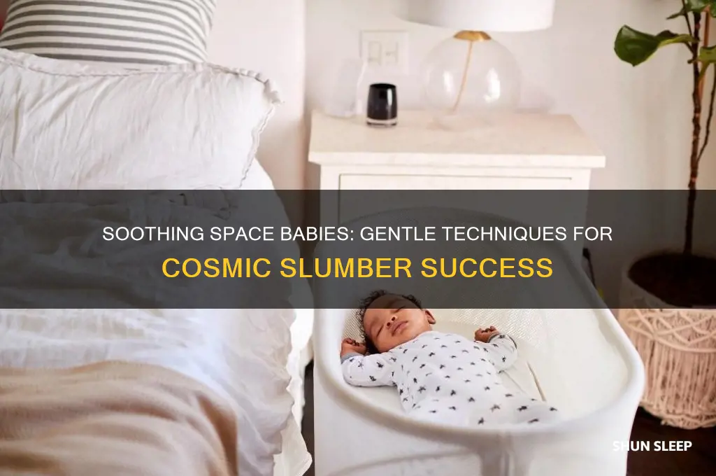 how do you put a space baby to sleep