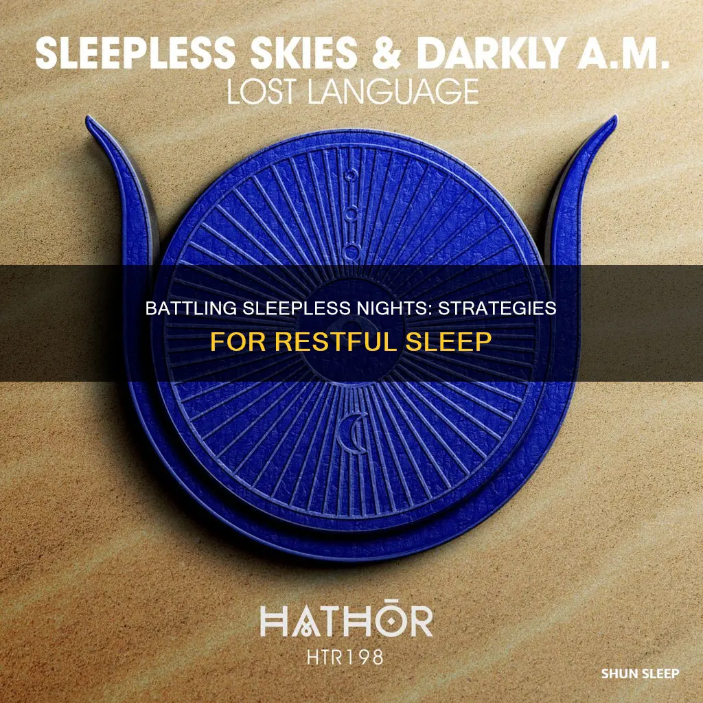 how do you say without sleep