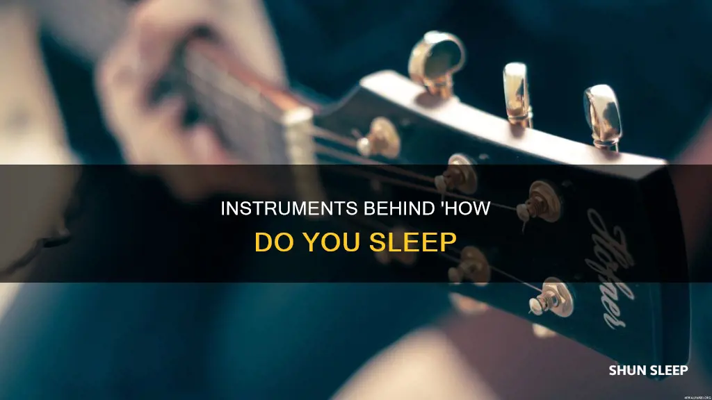 how do you sleep instrument list used in song