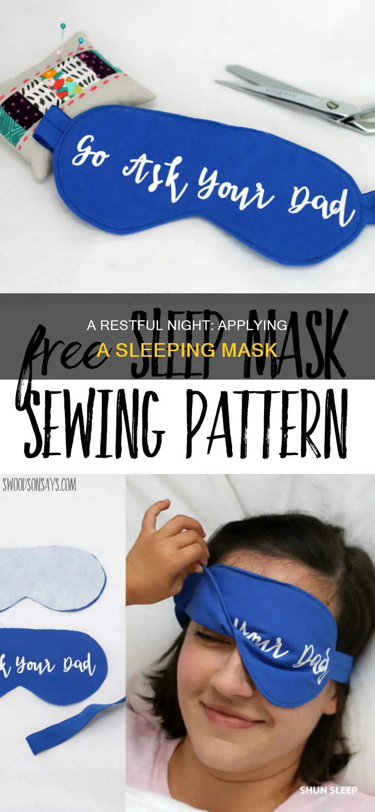 how do you use a sleeping mask