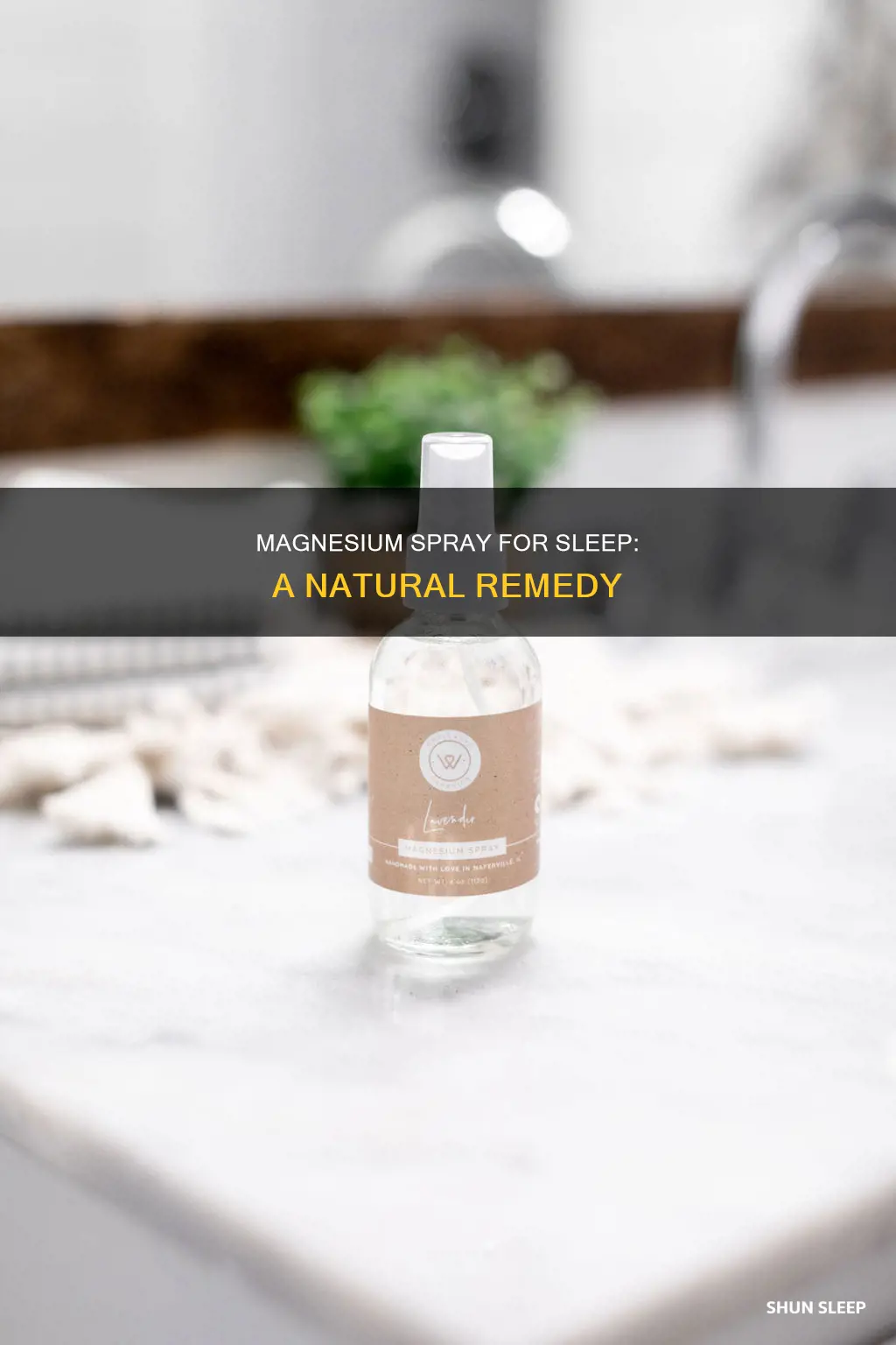how do you use magnesium spray for sleep
