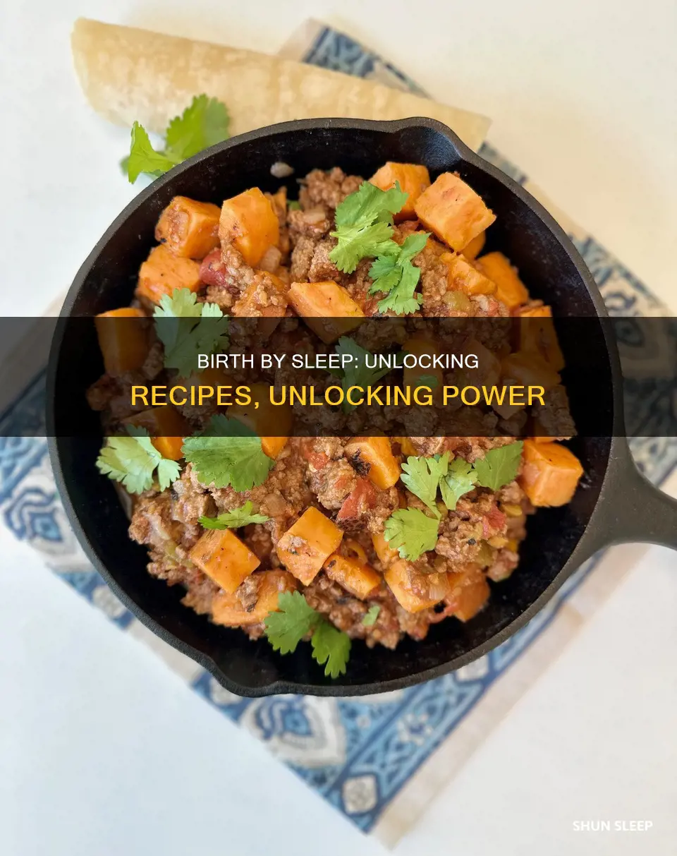 how do you use recipes in birth by sleep