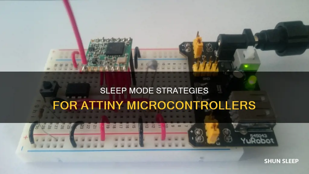 how do you use sleep in attiny