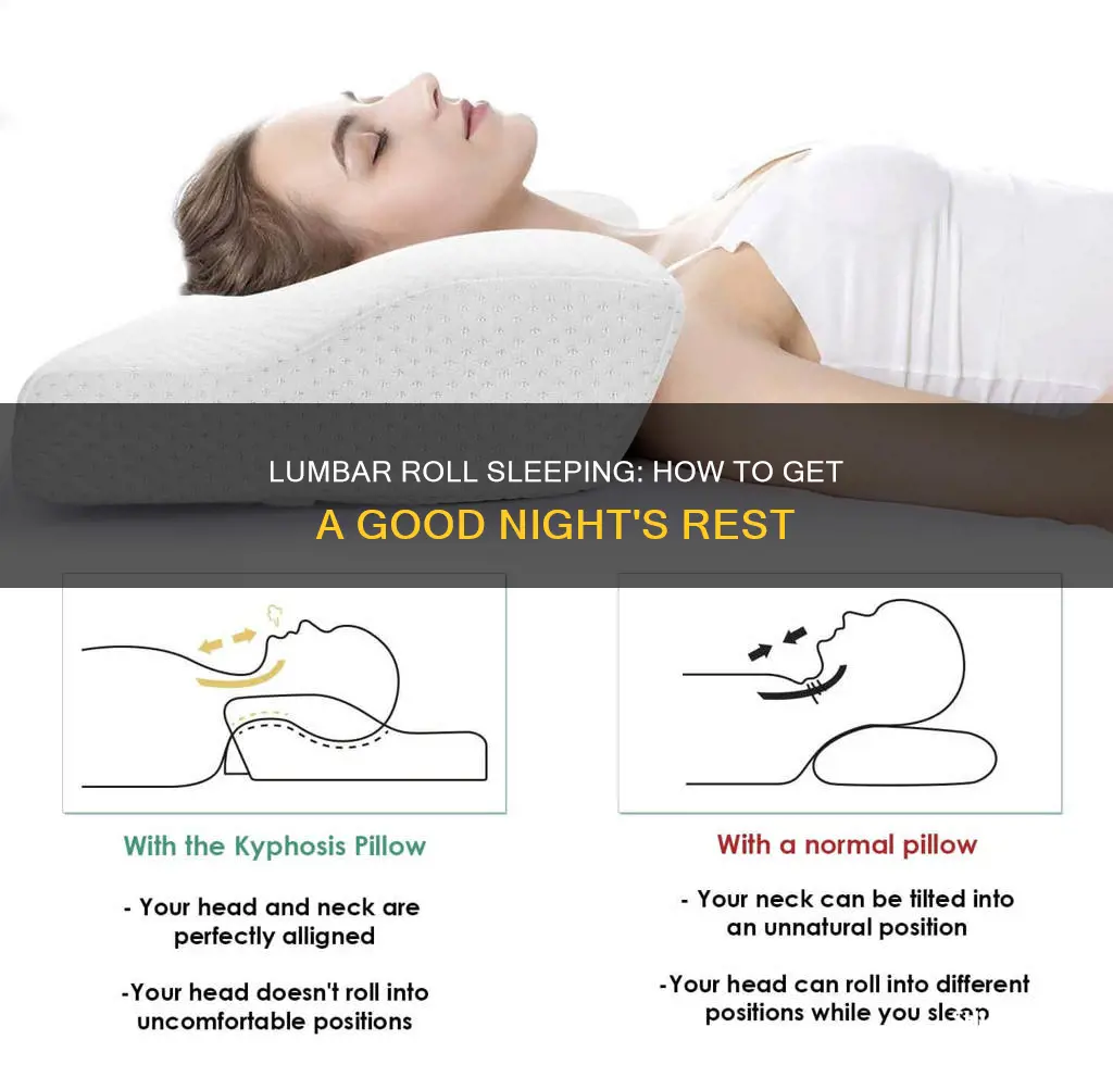 how do you use the lumbar roll for sleeping