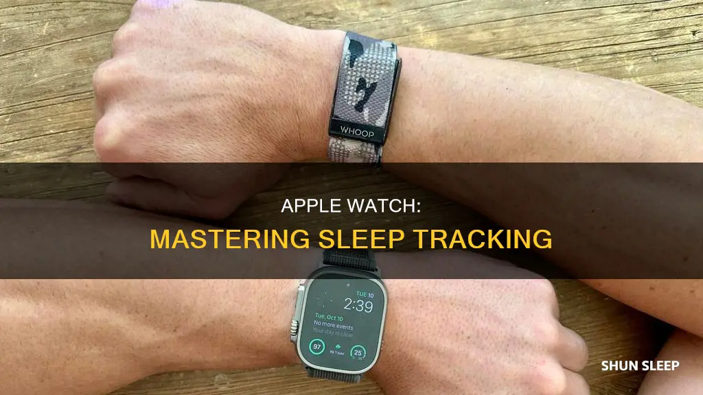 how do you use the sleep tracker on apple watch