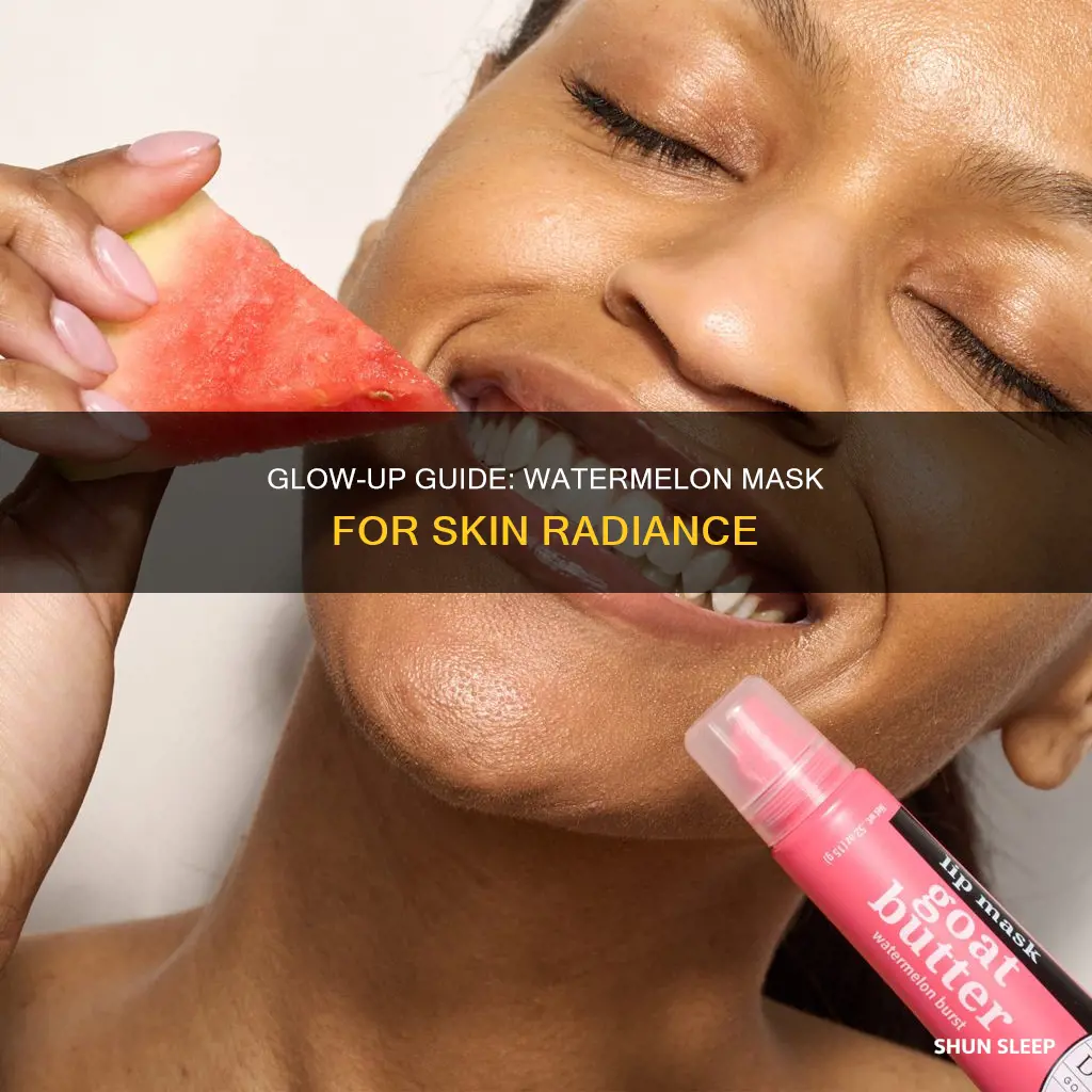 how do you use watermelon glow sleeping mask