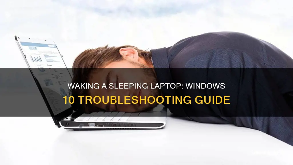 how do you wake a sleeping laptop windows 10