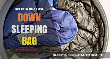 Washing a Duck Down Sleeping Bag: Step-by-Step Guide