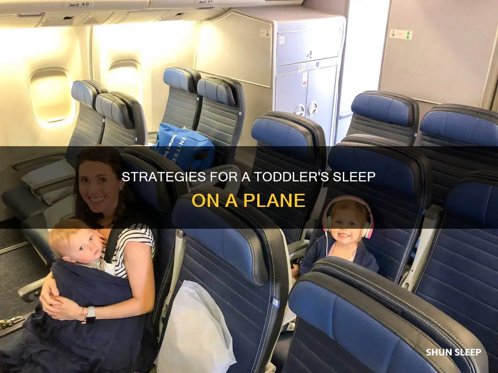 how does 18 month old sleep on plane