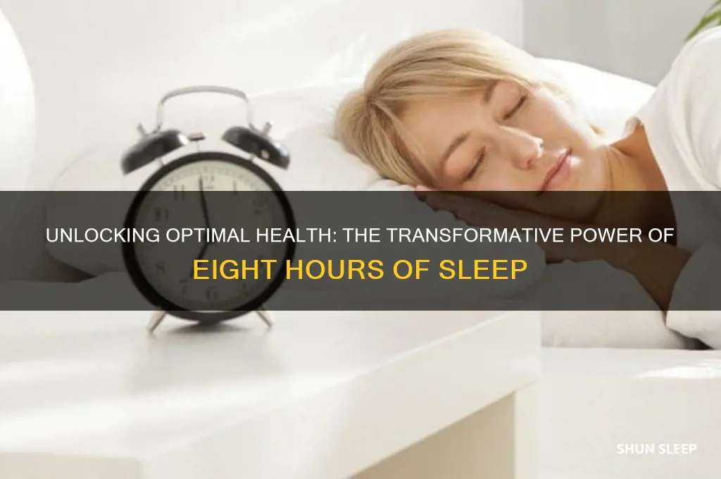 how does 8 hours of sleep help