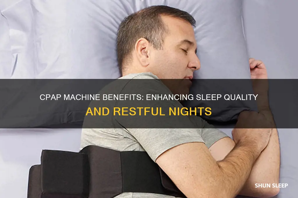 how does a cpap machine help me sleep