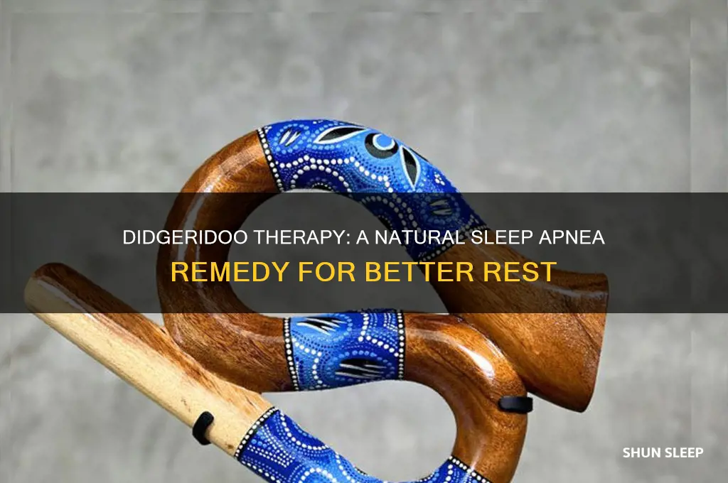how does a didgeridoo help sleep apnea