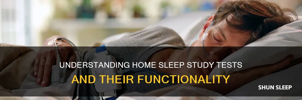 how does a home sleep study test work