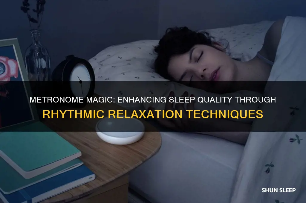 how does a metranome help you sleep