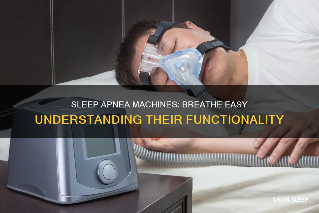 how does a sleep apnoea machine work