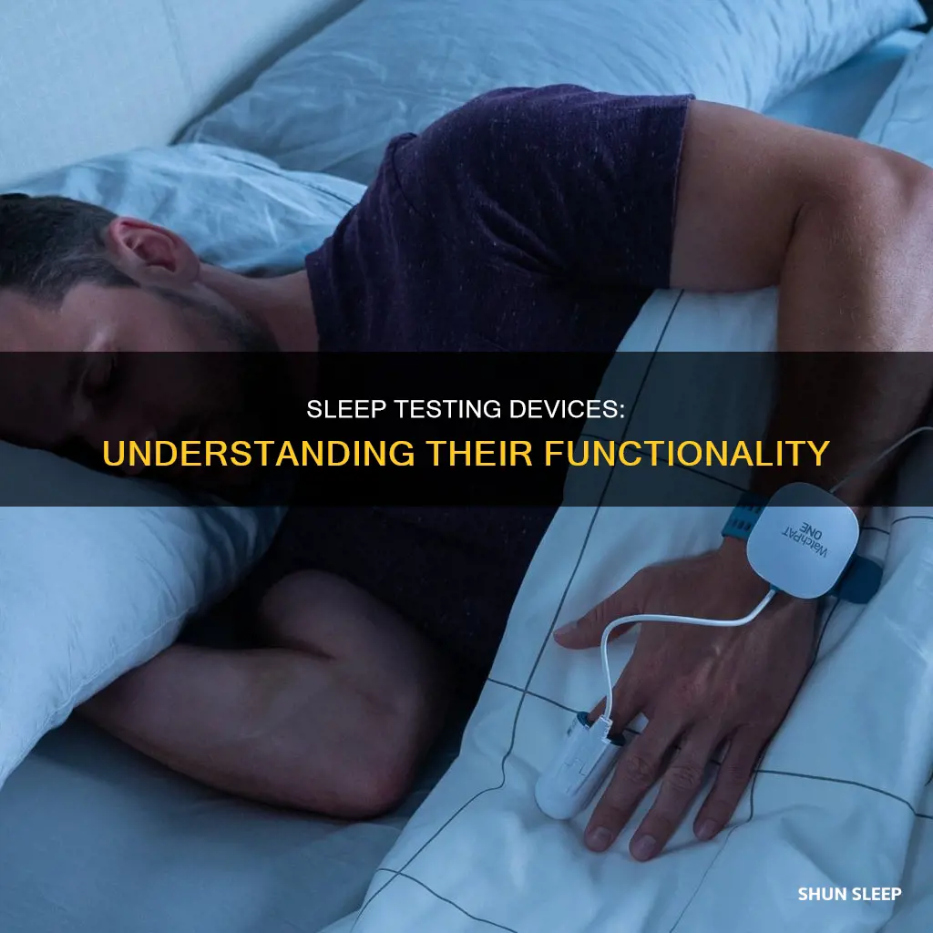 how does a sleep testing device work