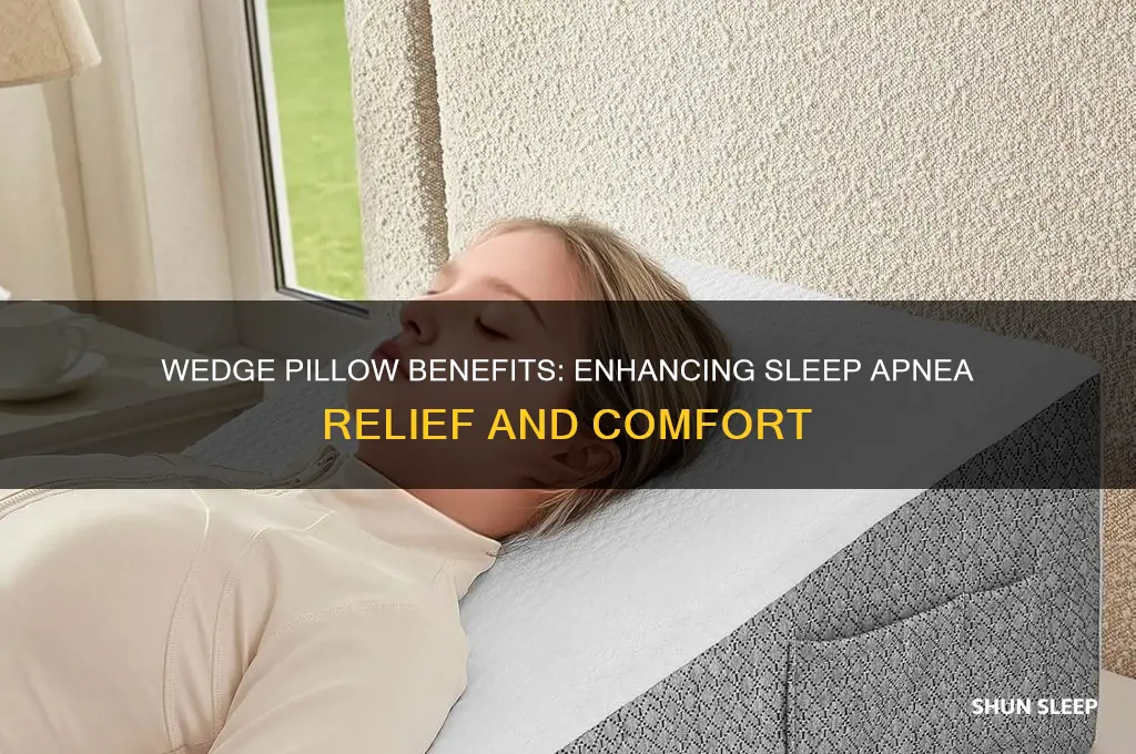 how does a wedge pillow help with sleep apnea