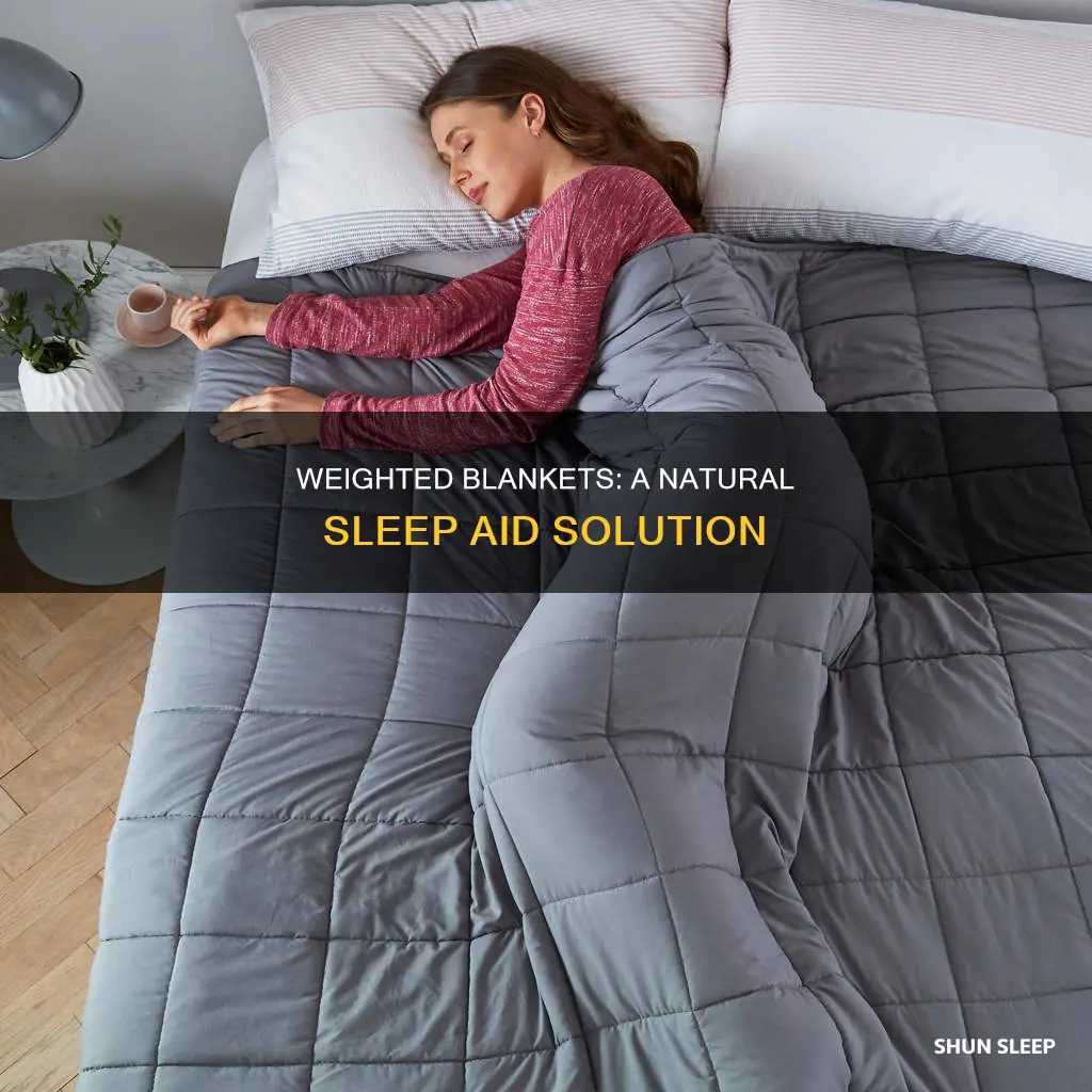how does a weighted blanket work for sleep