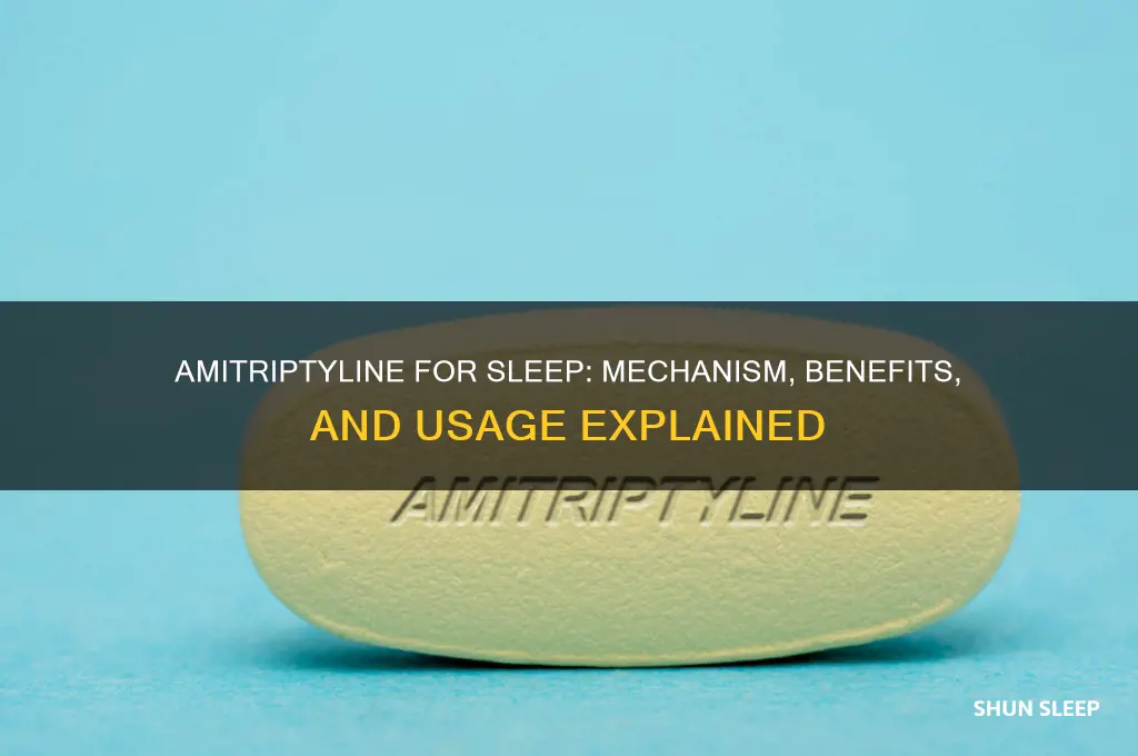 how does amitriptyline help with sleep