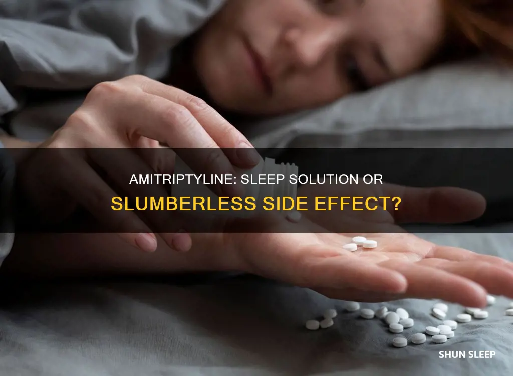 how does amitriptyline work for sleep