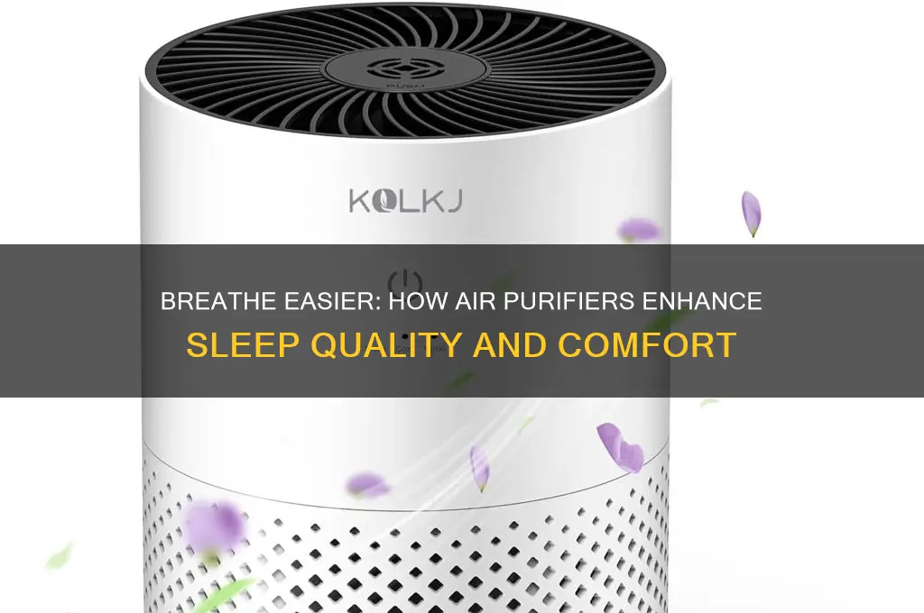 how does an air purifier help sleep