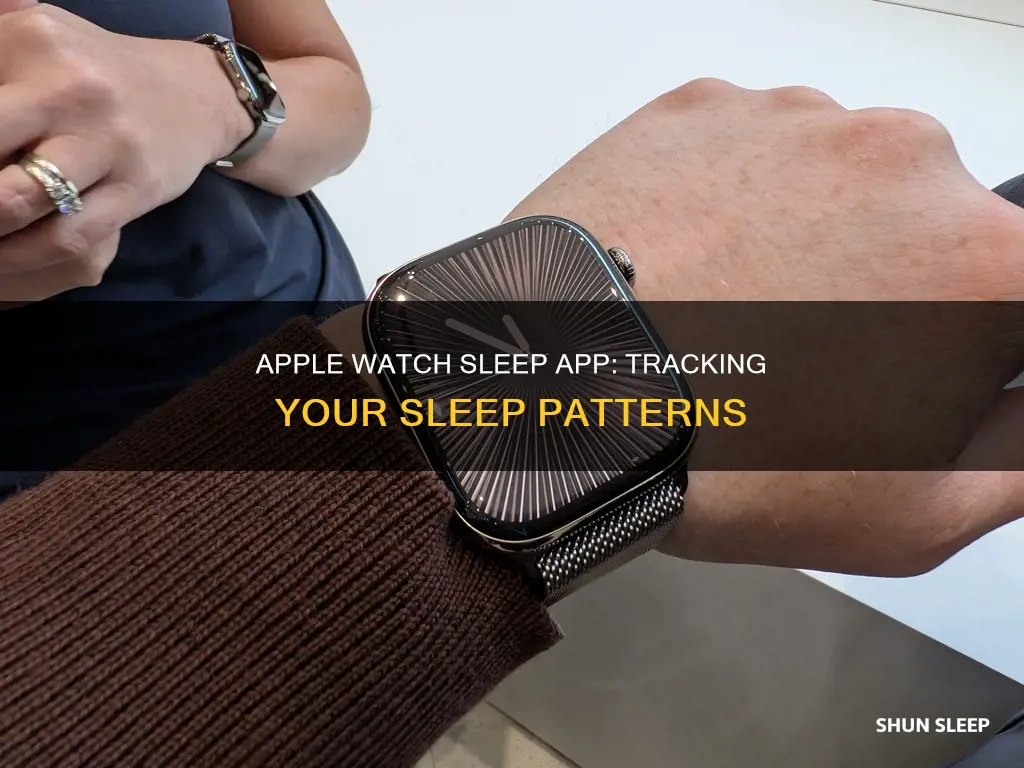 how does apple watch sleep app work