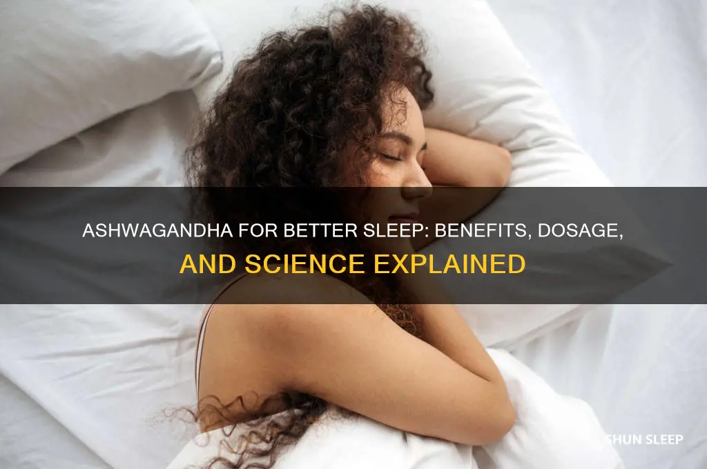 how does ashwagandha help sleep