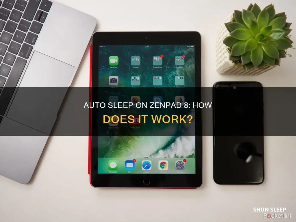 how does auto sleep for asus zenpad 8 work