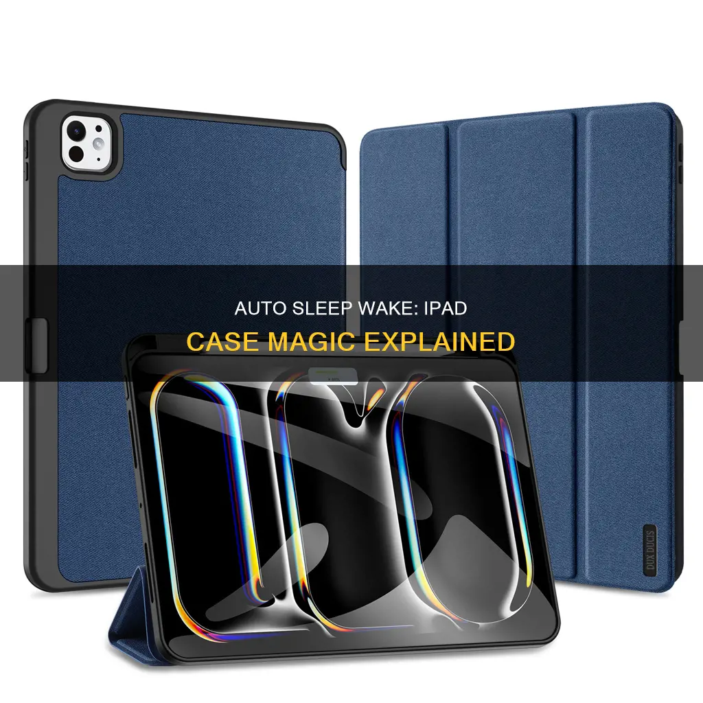 how does auto sleep wake work on ipad with case