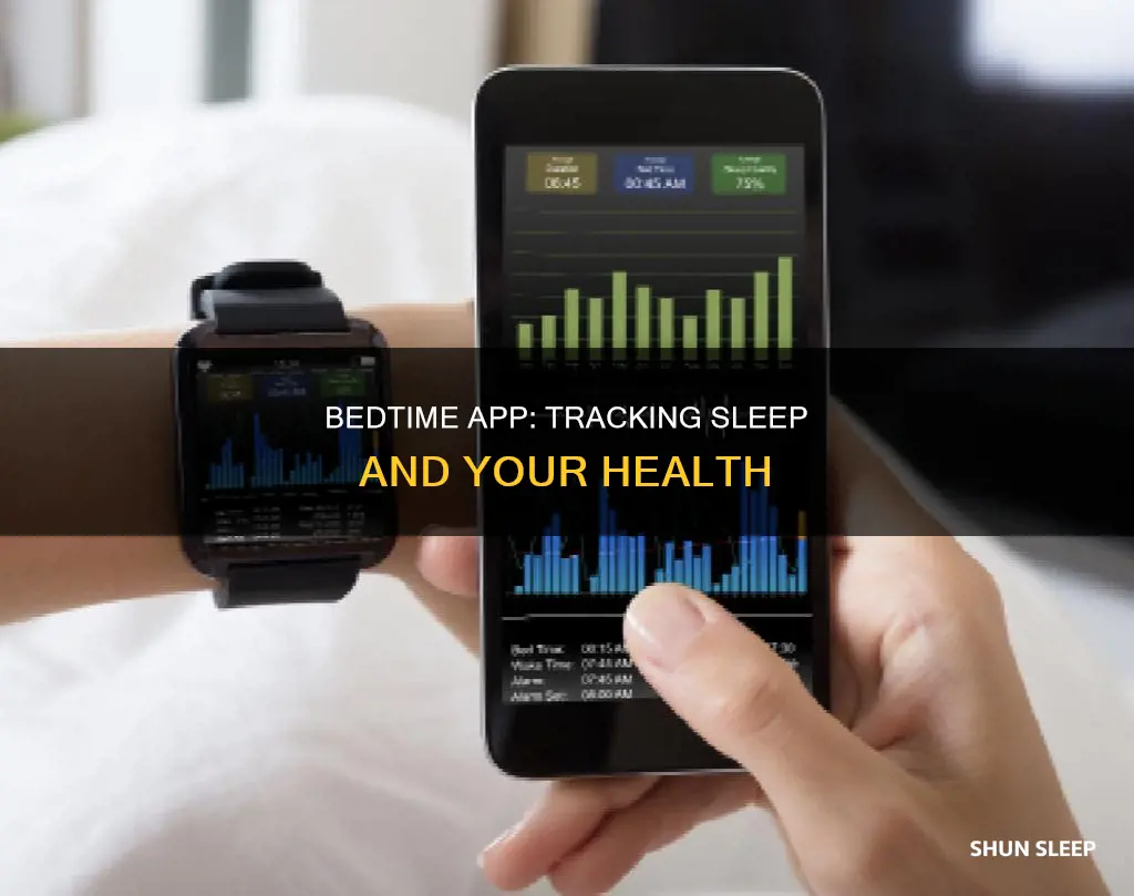 how does bedtime app track sleep