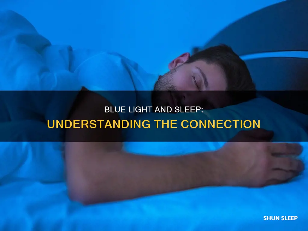 how does blue light work sleep