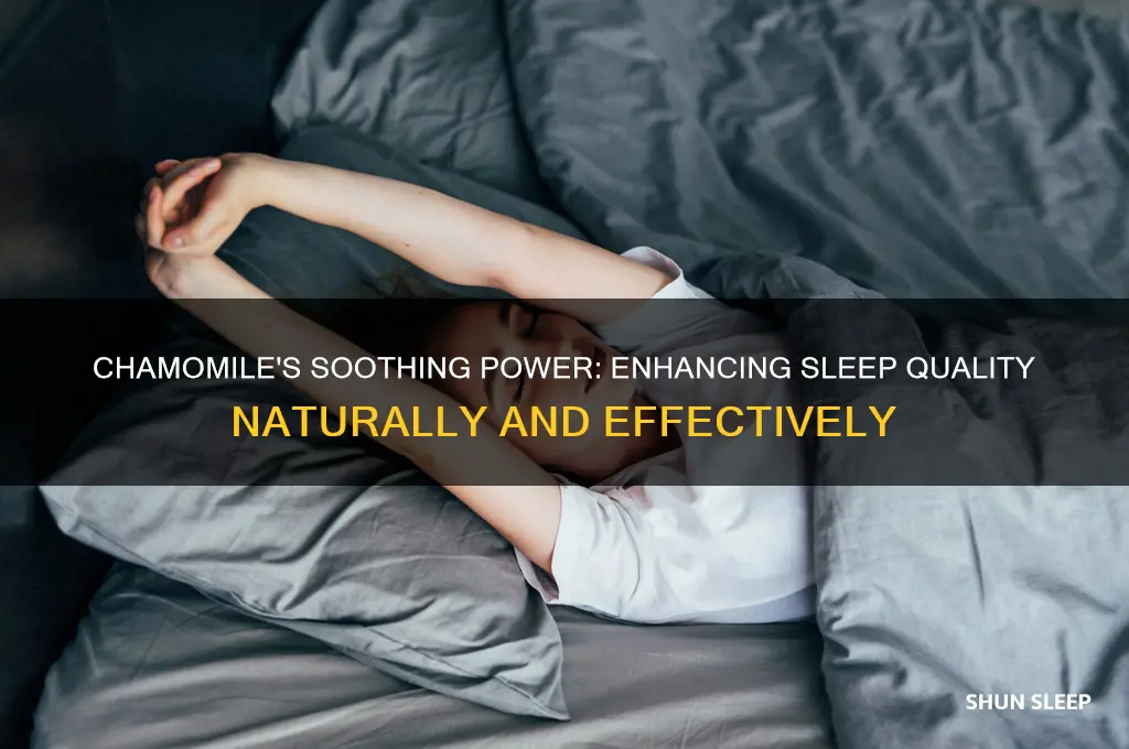 how does camomile help eith sleep