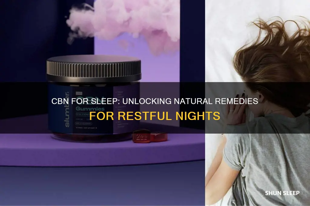 how does cbn help sleep