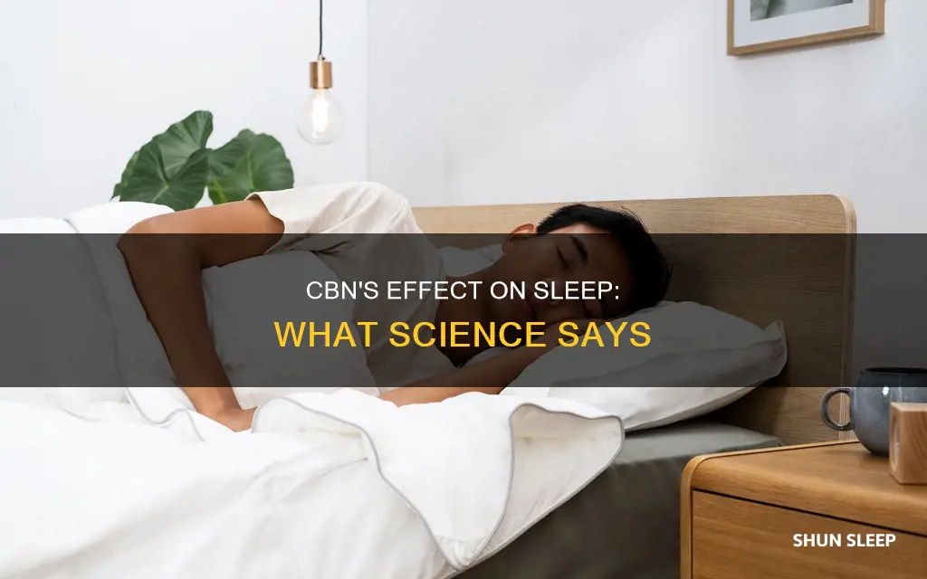 how does cbn work for sleep