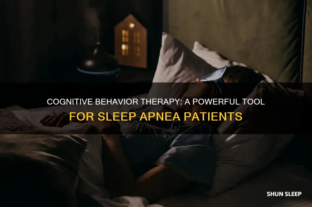 how does cognitive behavior therapy help sleep apnea patience
